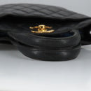 CHANEL Matelasse Hand Bag Caviar Skin Black CC Auth 101307A-7