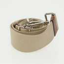 PRADA Canapalage Hand Bag Canvas White Silver 1BG350 Auth 101308SV-29
