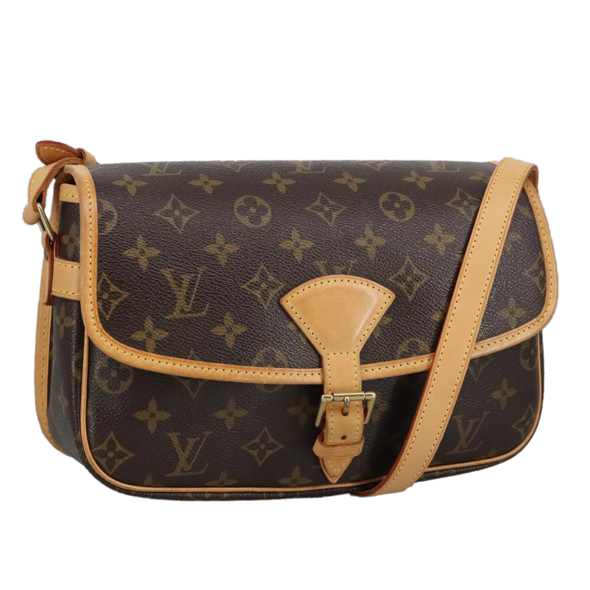 LOUIS VUITTON Monogram Sologne Shoulder Bag M42250 LV Auth 101310A