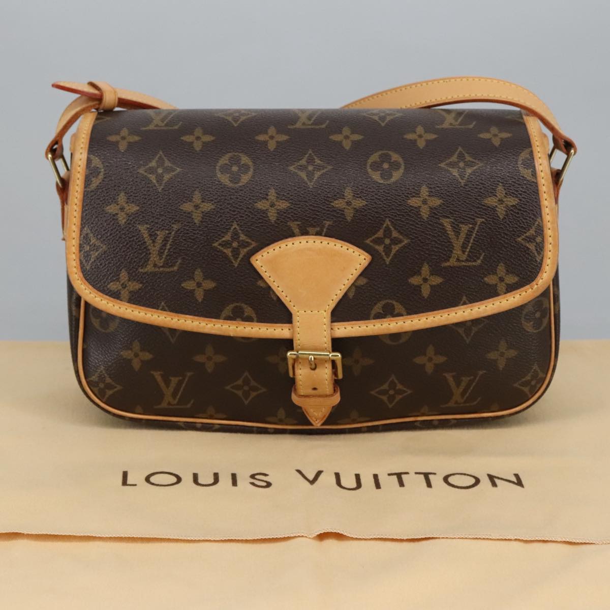 LOUIS VUITTON Monogram Sologne Shoulder Bag M42250 LV Auth 101310A