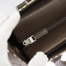 BURBERRY Nova Check Hand Bag Canvas Leather Beige Auth 101313-10