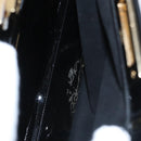 FENDI Pecan Peek A Boo Regular Hand Bag Mouton 2way Black Brown Auth 101314SV-10