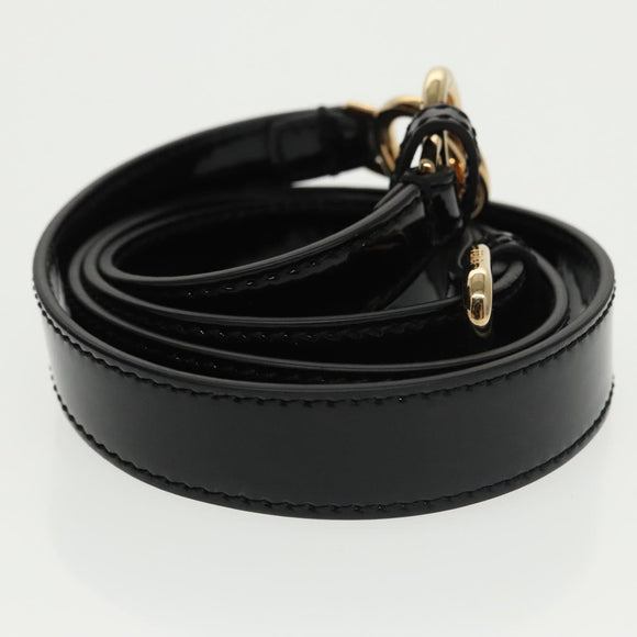 FENDI Pecan Peek A Boo Regular Hand Bag Mouton 2way Black Brown Auth 101314SV