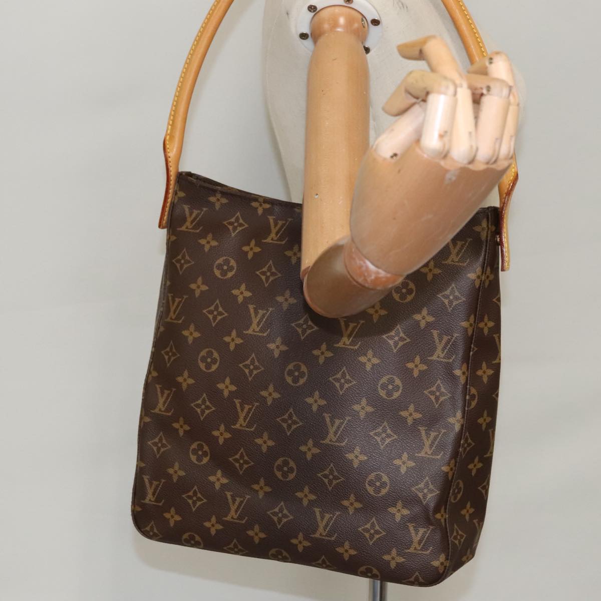 LOUIS VUITTON Monogram Looping GM Shoulder Bag M51145 LV Auth 101316A