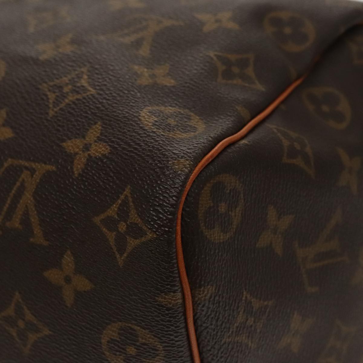 LOUIS VUITTON Monogram Speedy 35 Hand Bag M41524 LV Auth 101321