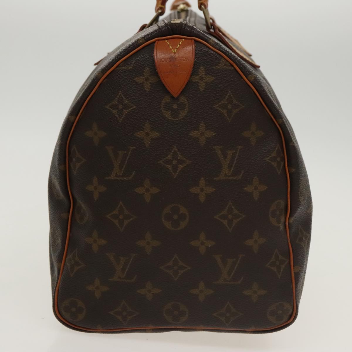 LOUIS VUITTON Monogram Speedy 35 Hand Bag M41524 LV Auth 101321