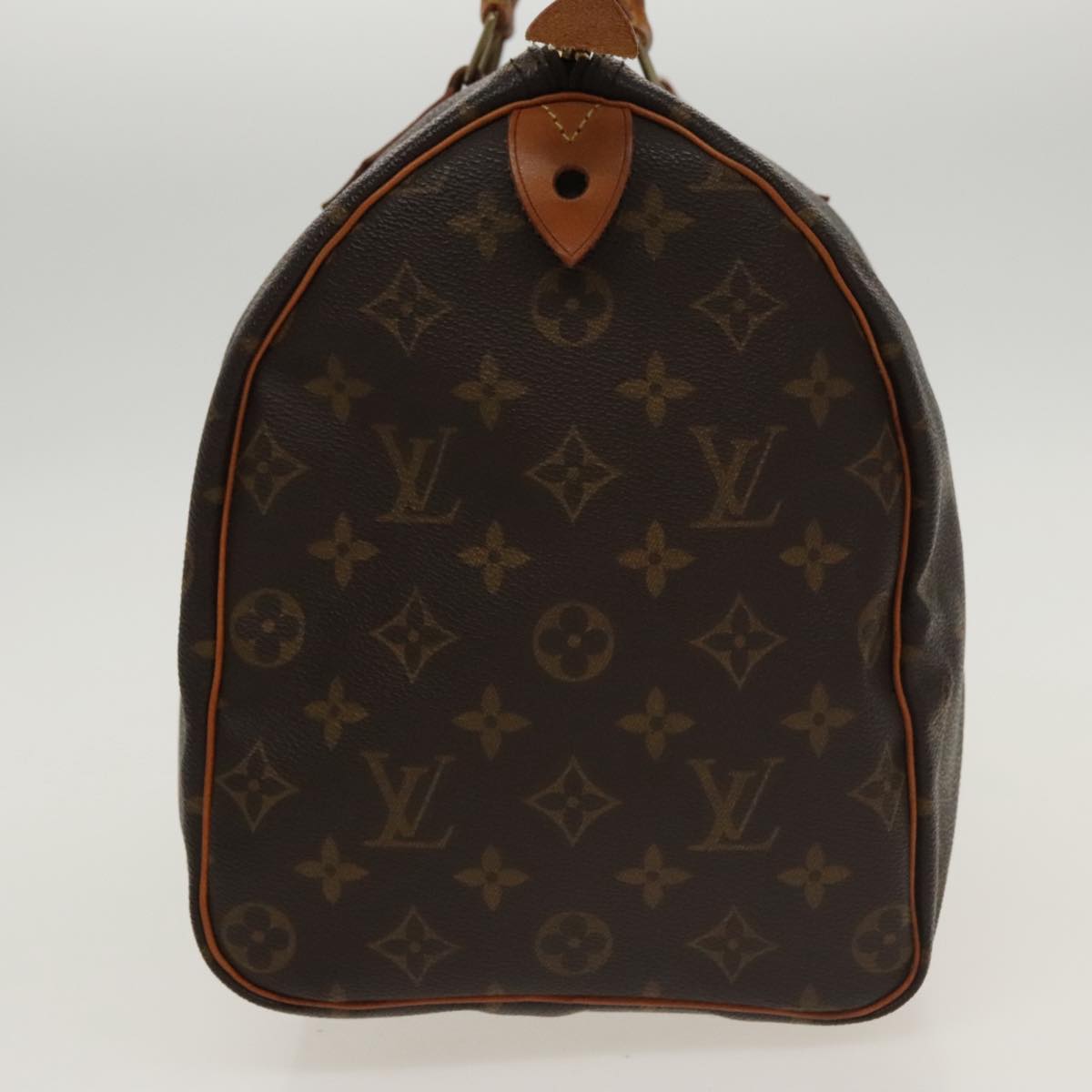 LOUIS VUITTON Monogram Speedy 35 Hand Bag M41524 LV Auth 101321