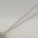 CHANEL Necklace metal Silver CC Auth 101323A-10