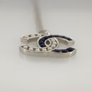 CHANEL Necklace metal Silver CC Auth 101323A-14