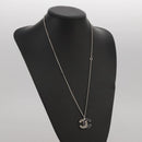 CHANEL Necklace metal Silver CC Auth 101323A-16