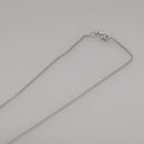 CHANEL Necklace metal Silver CC Auth 101323A-5