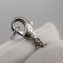 CHANEL Necklace metal Silver CC Auth 101323A-7