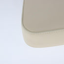 BVLGARI Serpenti Accessory Pouch Leather White Gold Auth 101324SA-16