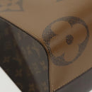 LOUIS VUITTON Monogram Reverse Giant On The Go MM Tote Bag M45321 Auth 101327SA-16