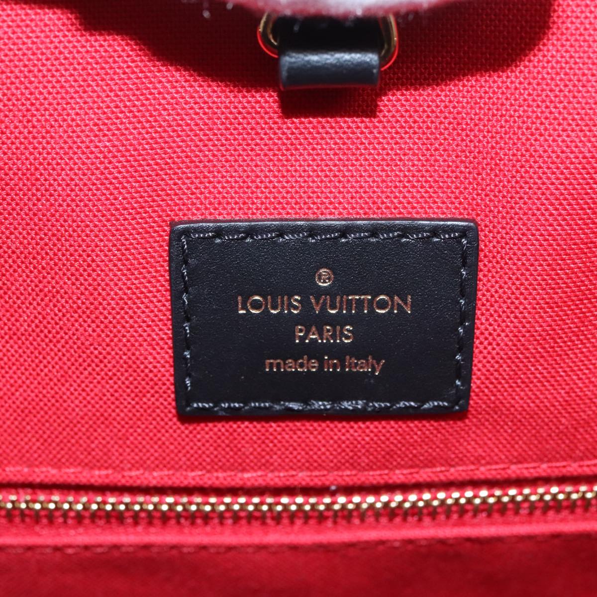 LOUIS VUITTON Monogram Reverse Giant On The Go MM Tote Bag M45321 Auth 101327SA