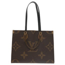 LOUIS VUITTON Monogram Reverse Giant On The Go MM Tote Bag M45321 Auth 101327SA-13