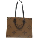 LOUIS VUITTON Monogram Reverse Giant On The Go MM Tote Bag M45321 Auth 101327SA-2