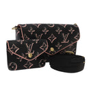 LOUIS VUITTON Monogram Multi Pochette Felicie Pouch Pink M81471 LV Auth 101329SA-1