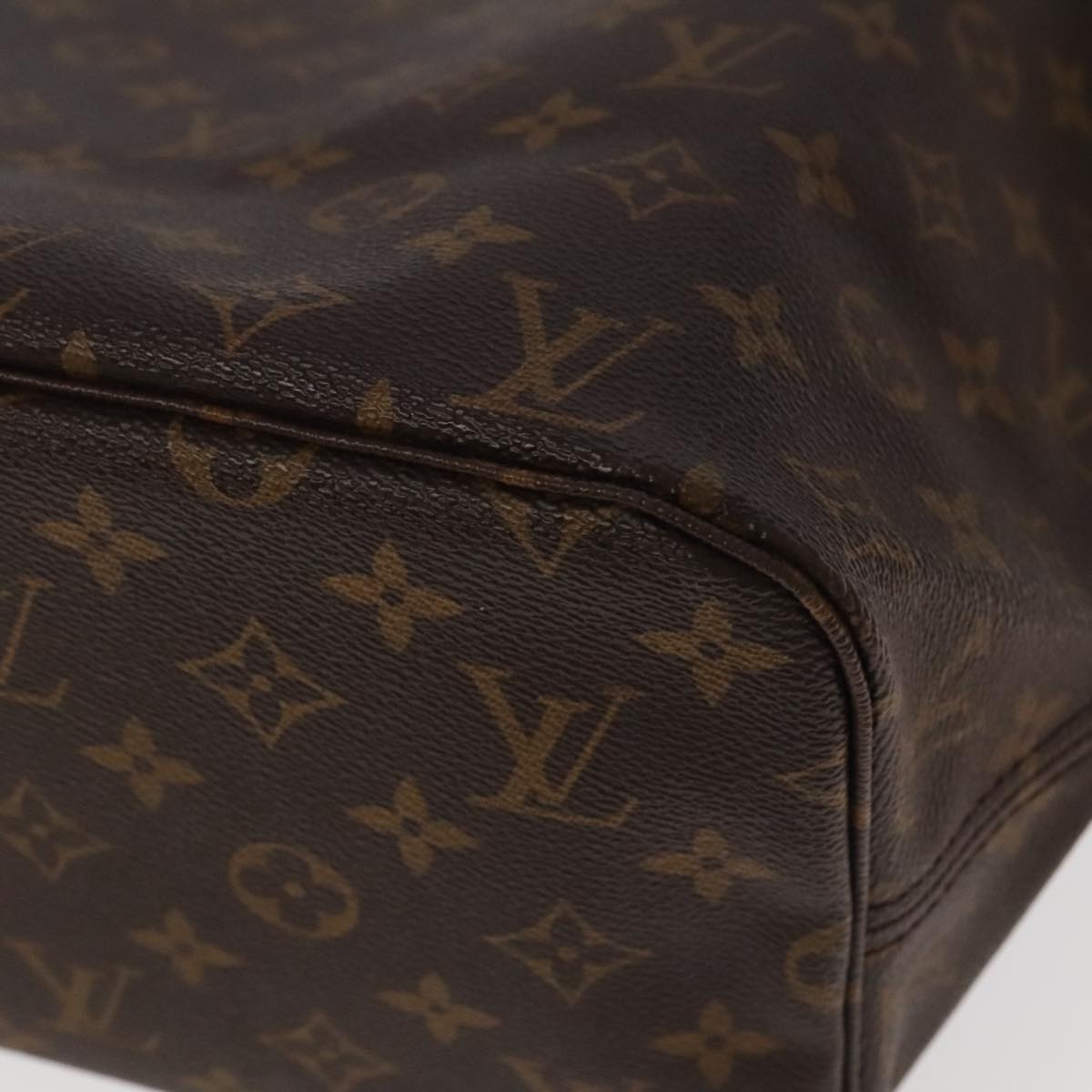 LOUIS VUITTON Monogram Neverfull MM Tote Bag M40156 LV Auth 101331A