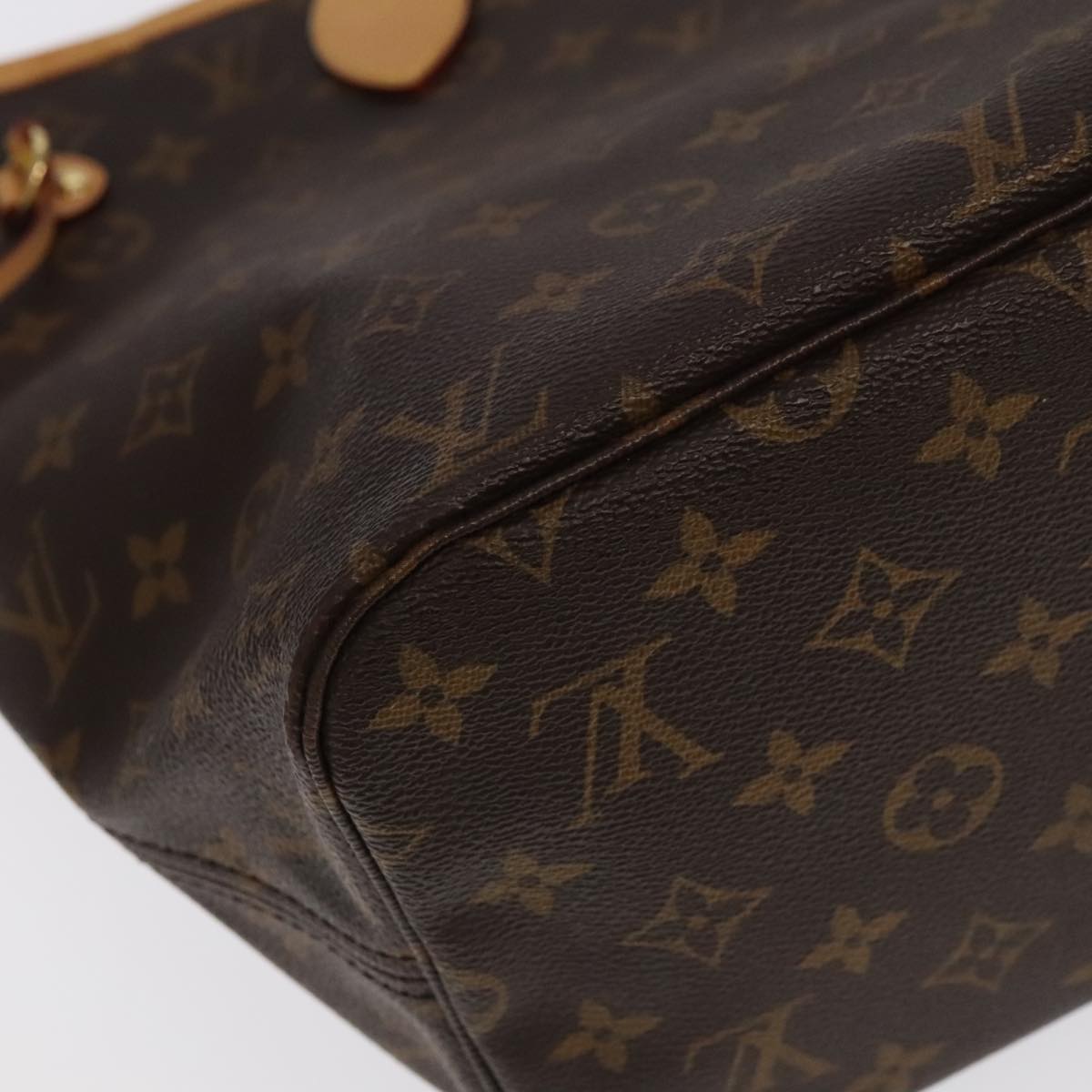 LOUIS VUITTON Monogram Neverfull MM Tote Bag M40156 LV Auth 101331A