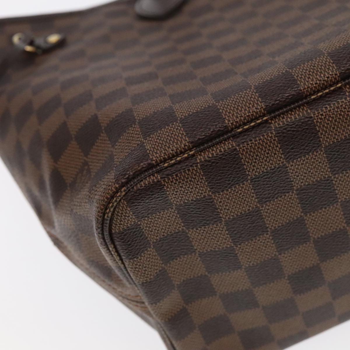 LOUIS VUITTON Damier Ebene Neverfull MM Tote Bag N51105 LV Auth 101332A