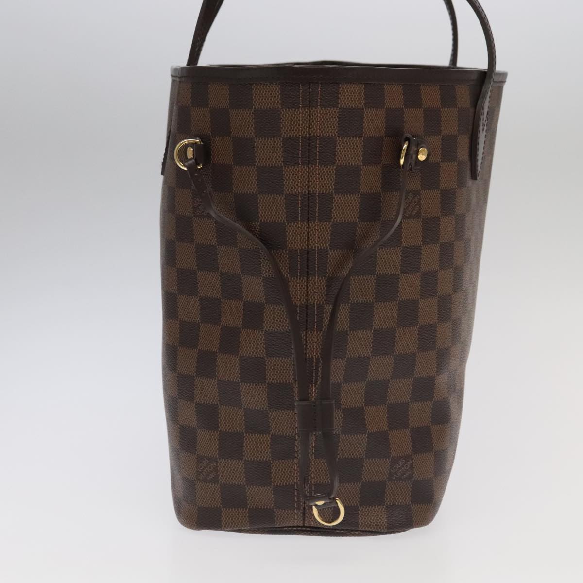 LOUIS VUITTON Damier Ebene Neverfull MM Tote Bag N51105 LV Auth 101332A