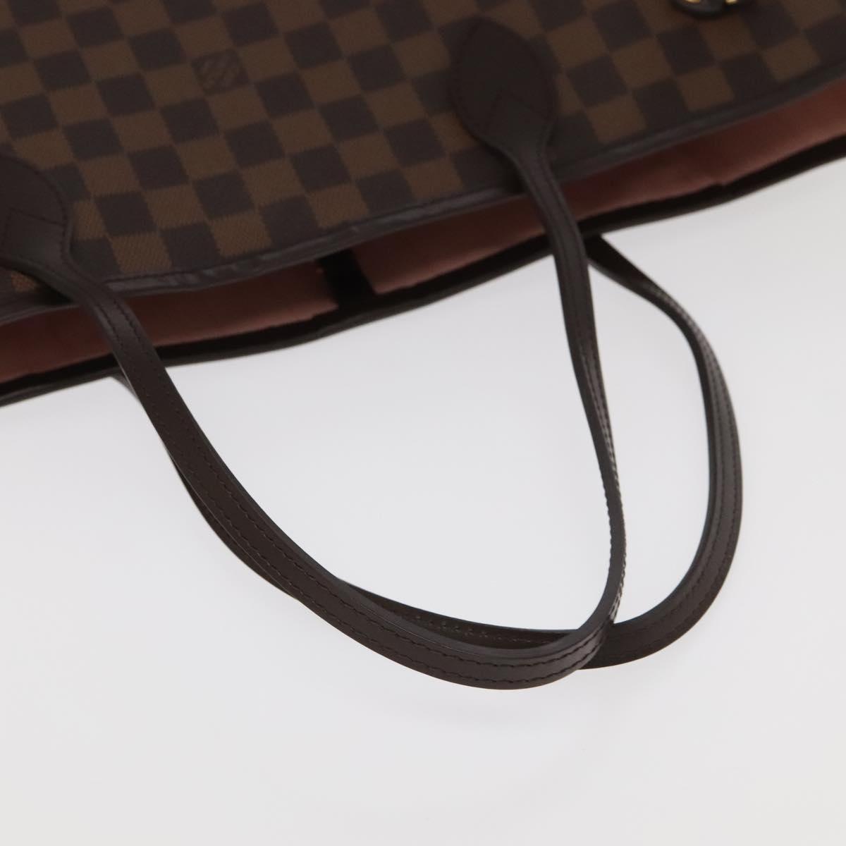 LOUIS VUITTON Damier Ebene Neverfull MM Tote Bag N51105 LV Auth 101332A