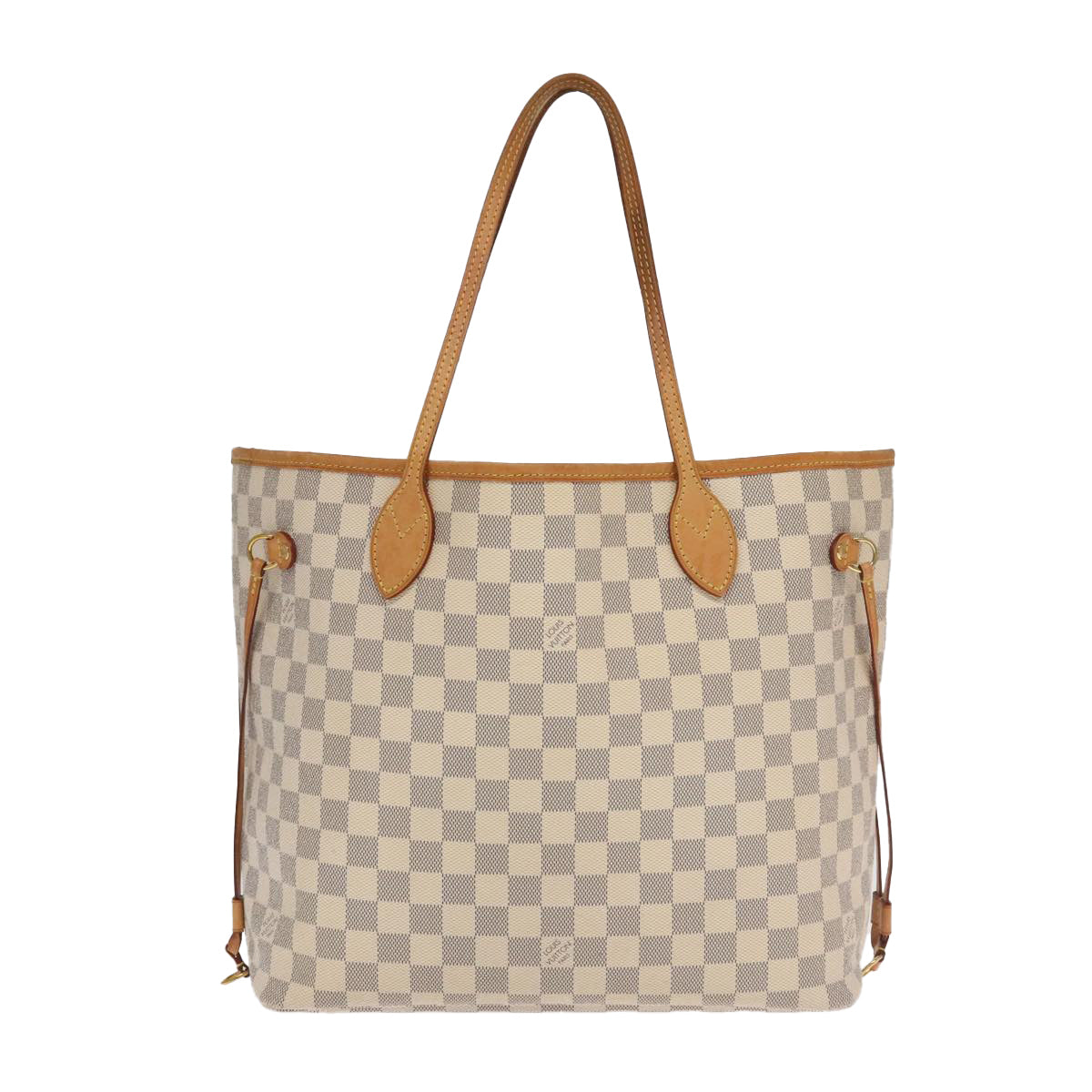 LOUIS VUITTON Damier Azur Neverfull MM Tote Bag N51107 LV Auth 101333A