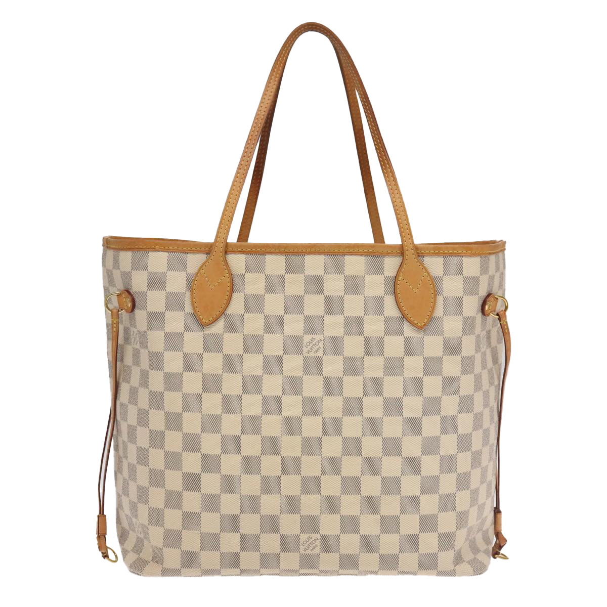 LOUIS VUITTON Damier Azur Neverfull MM Tote Bag N51107 LV Auth 101333A - 0