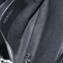 CHANEL Matelasse Chain Shoulder Bag Enamel Black CC Auth 101334AV-9