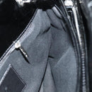 CHANEL Matelasse Chain Shoulder Bag Enamel Black CC Auth 101334AV-20