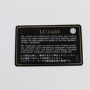 CHANEL Matelasse Chain Shoulder Bag Enamel Black CC Auth 101334AV-11