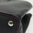 LOUIS VUITTON Parnasea Capusine BB Bag Leather 2way Black M94517 Auth 101337SA-11