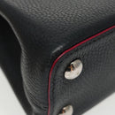 LOUIS VUITTON Parnasea Capusine BB Bag Leather 2way Black M94517 Auth 101337SA-12