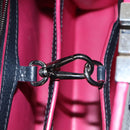 LOUIS VUITTON Parnasea Capusine BB Bag Leather 2way Black M94517 Auth 101337SA-19