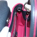 LOUIS VUITTON Parnasea Capusine BB Bag Leather 2way Black M94517 Auth 101337SA-26