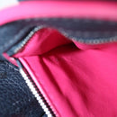 LOUIS VUITTON Parnasea Capusine BB Bag Leather 2way Black M94517 Auth 101337SA-30