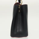 LOUIS VUITTON Parnasea Capusine BB Bag Leather 2way Black M94517 Auth 101337SA-5