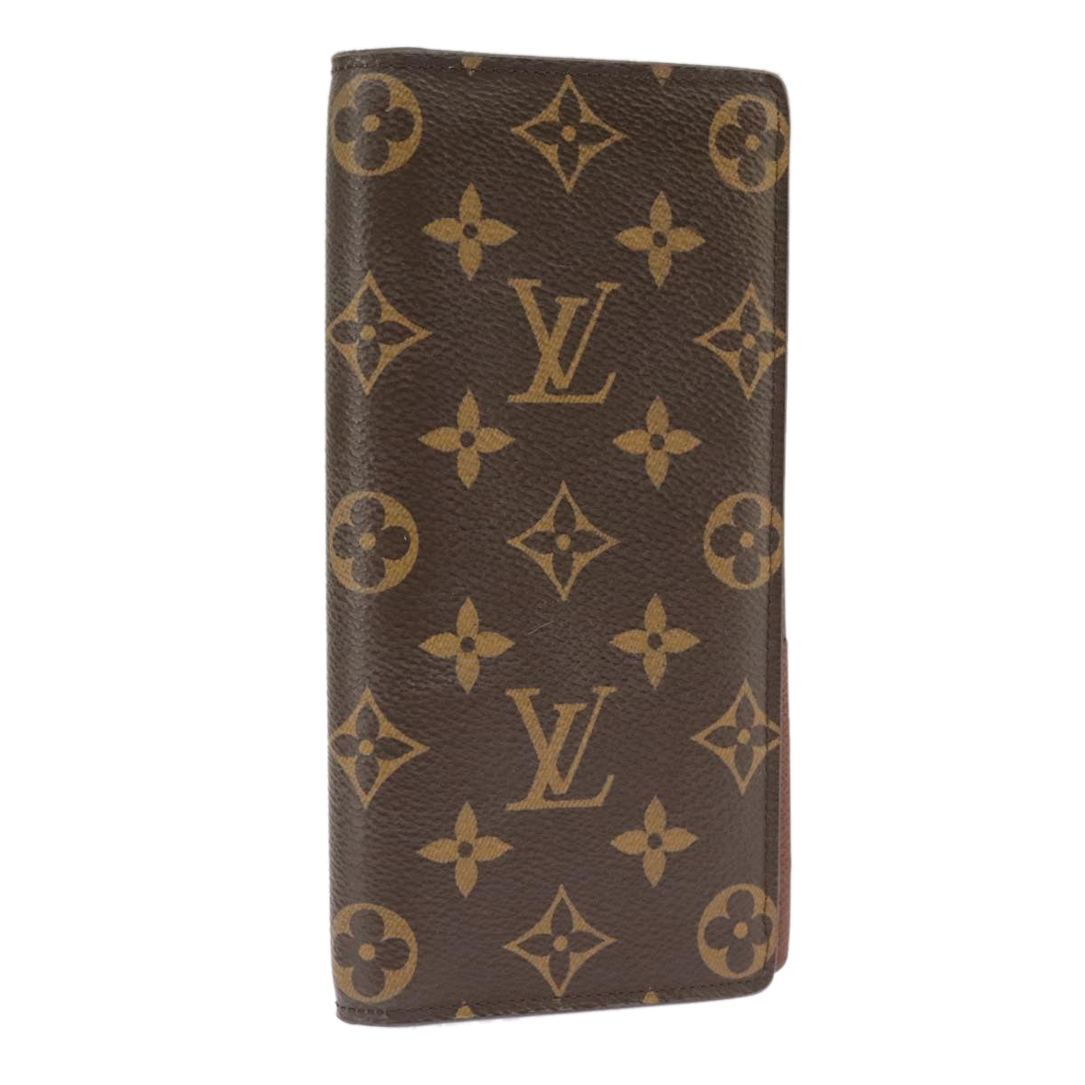 LOUIS VUITTON Monogram Portefeuille Brazza Long Wallet M66540 LV Auth 101338A