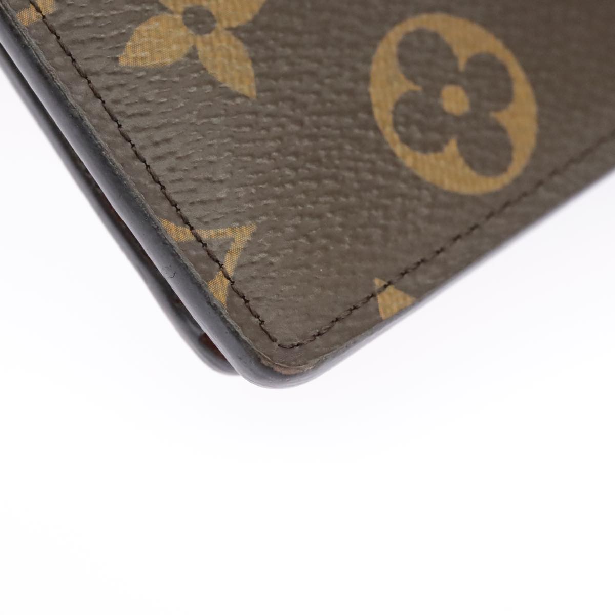 LOUIS VUITTON Monogram Portefeuille Brazza Long Wallet M66540 LV Auth 101338A