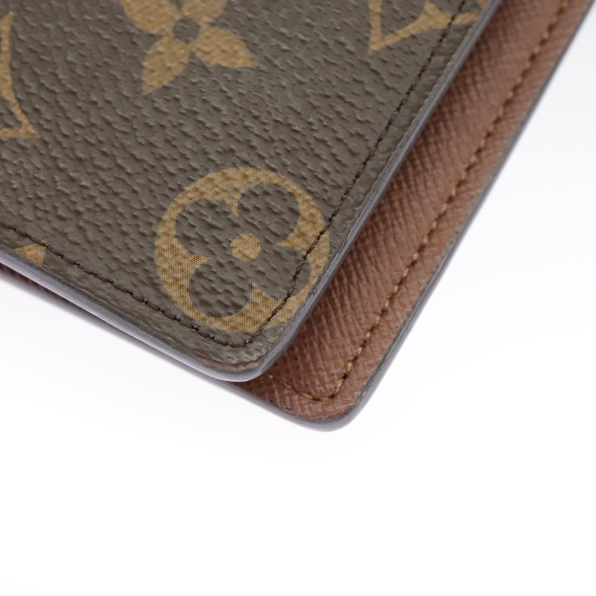 LOUIS VUITTON Monogram Portefeuille Brazza Long Wallet M66540 LV Auth 101338A