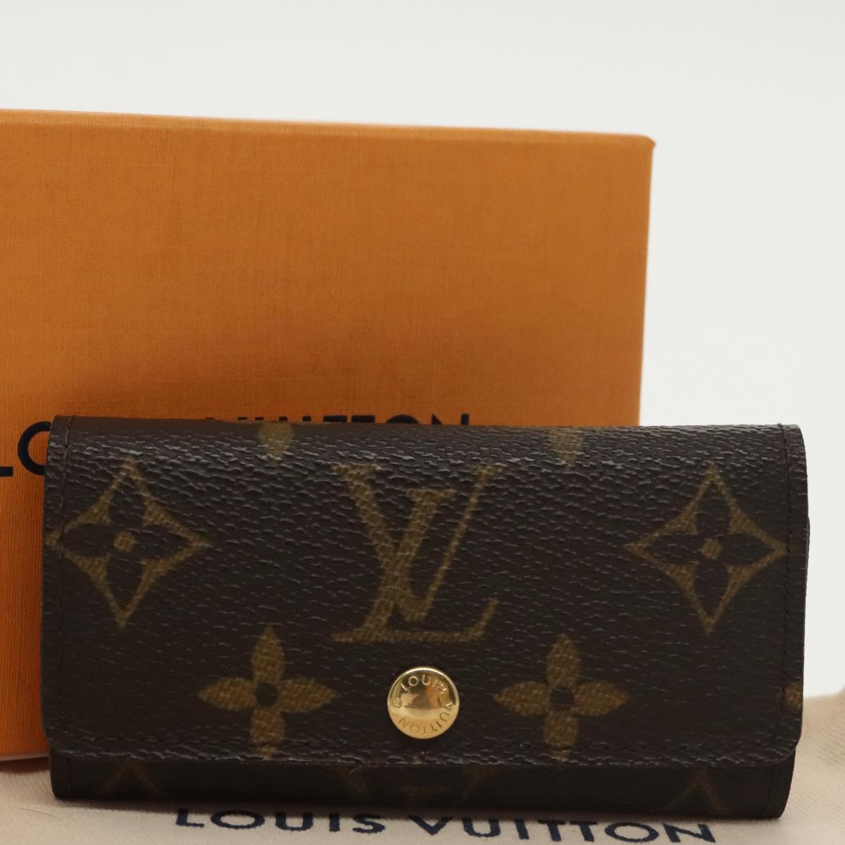 LOUIS VUITTON Monogram Multicles 4 Key Case Monogram M62631 LV Auth 101339