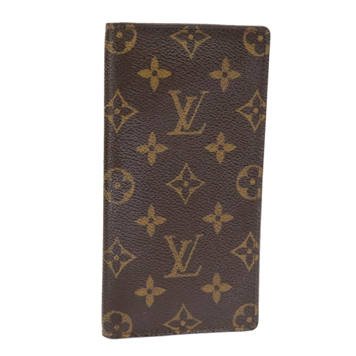 LOUIS VUITTON Monogram Agenda Poche Note Cover R20503 LV Auth 101340