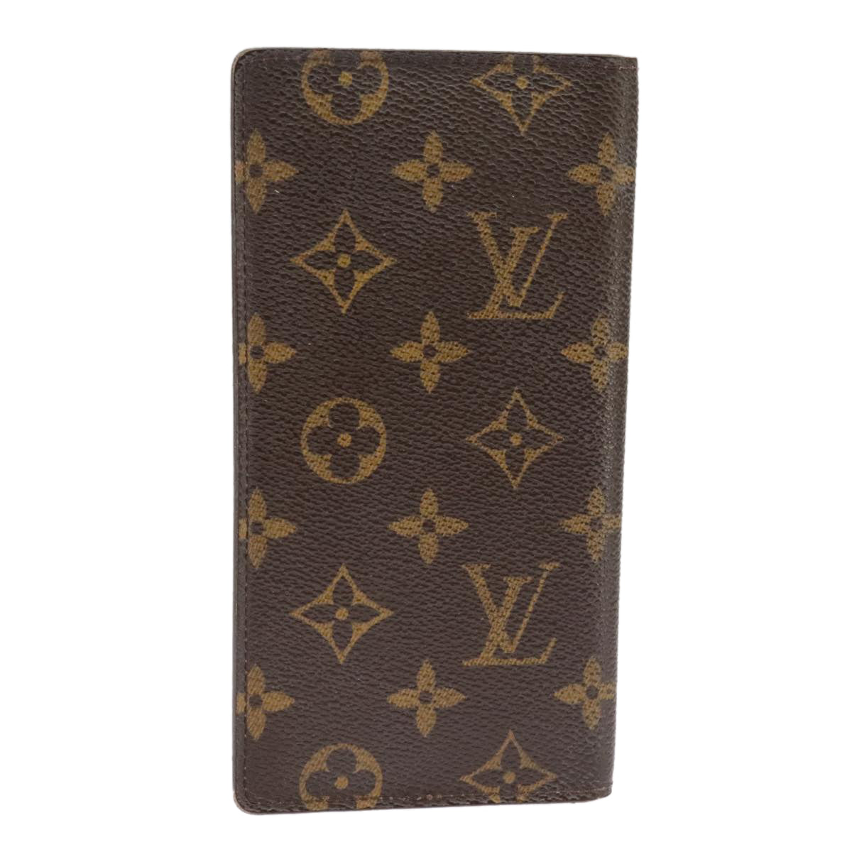 LOUIS VUITTON Monogram Agenda Poche Note Cover R20503 LV Auth 101340