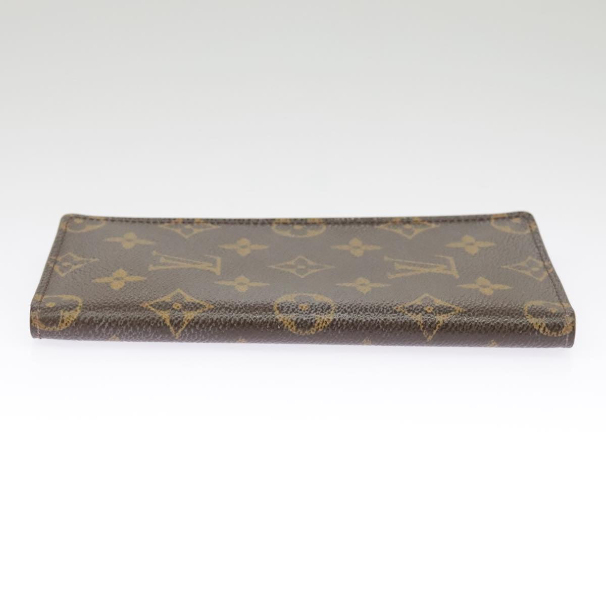 LOUIS VUITTON Monogram Agenda Poche Note Cover R20503 LV Auth 101340