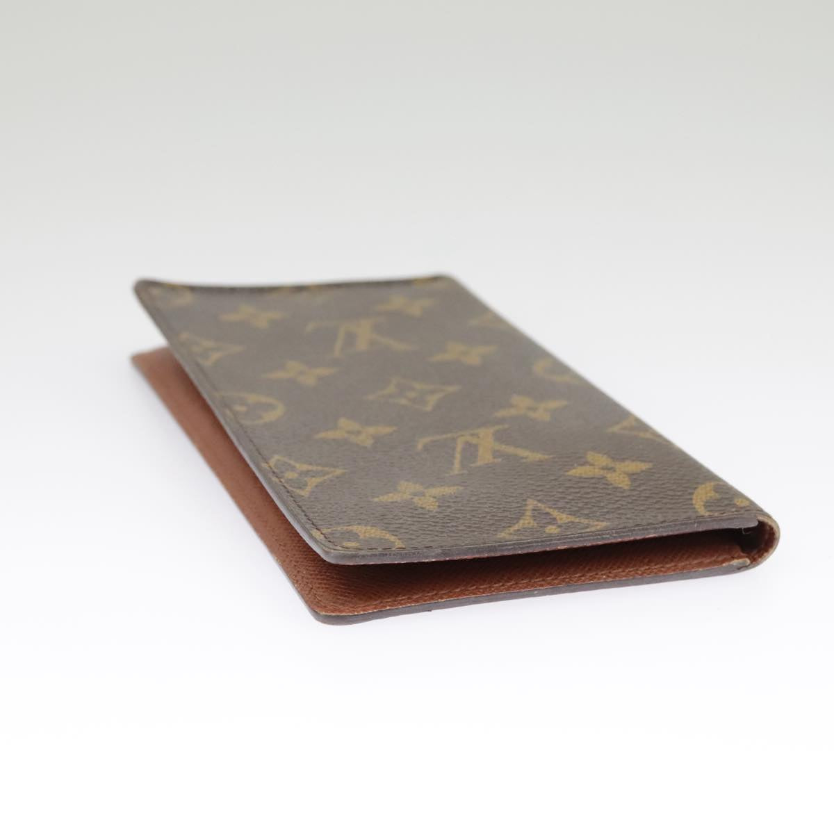 LOUIS VUITTON Monogram Agenda Poche Note Cover R20503 LV Auth 101340