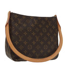LOUIS VUITTON Monogram Looping MM Shoulder Bag M51146 LV Auth 101343AV-1