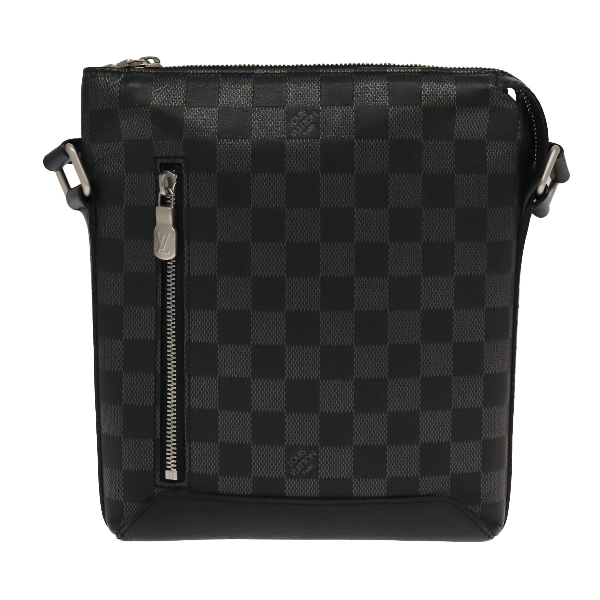 LOUIS VUITTON Damier Infini  Discovery Messenger PPM Onyx N40122 LV Auth 101346A - 0