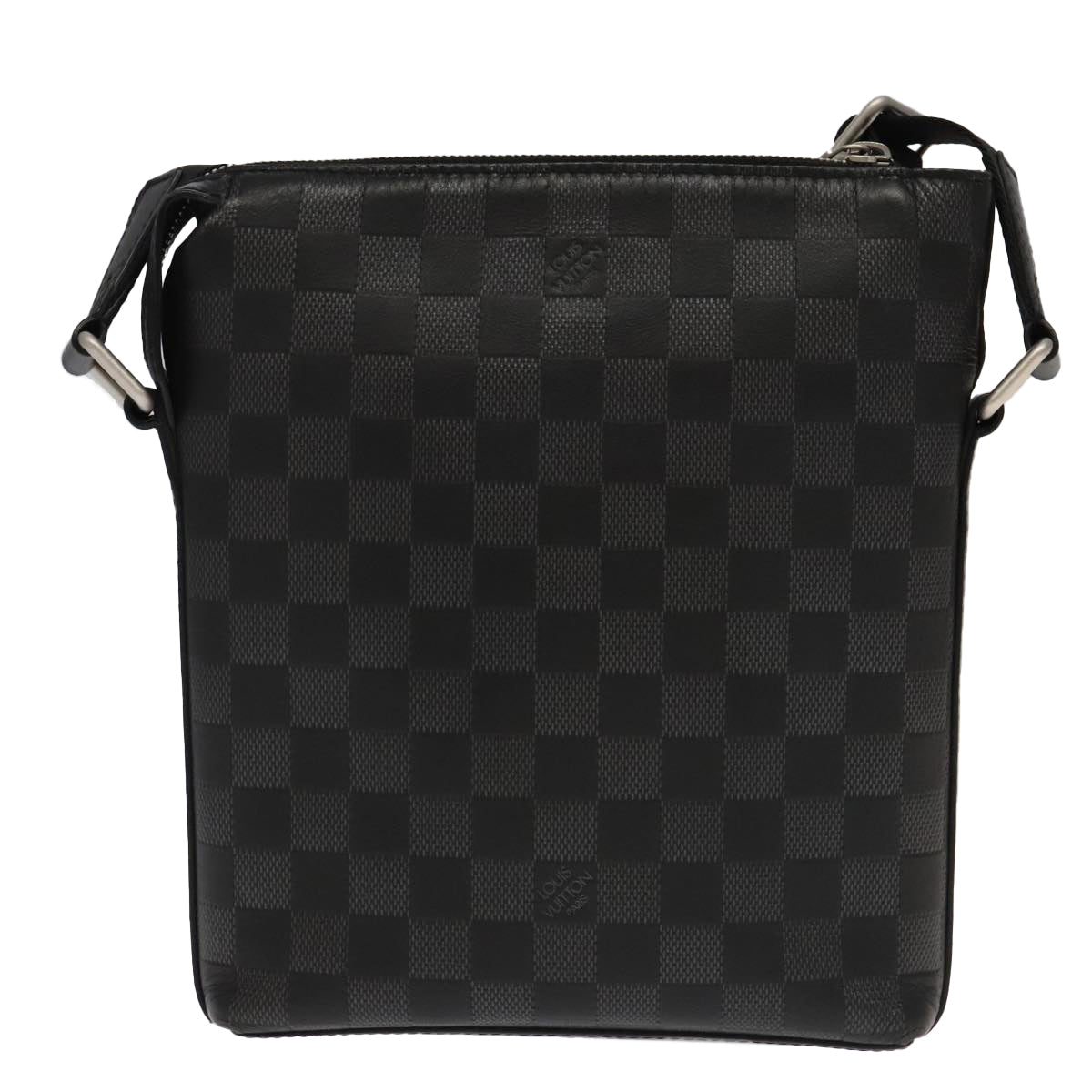 LOUIS VUITTON Damier Infini  Discovery Messenger PPM Onyx N40122 LV Auth 101346A