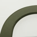 Christian Dior Canage Small Lady Dior Bag Lamb Skin 2way Green Gold Auth 101347A-9